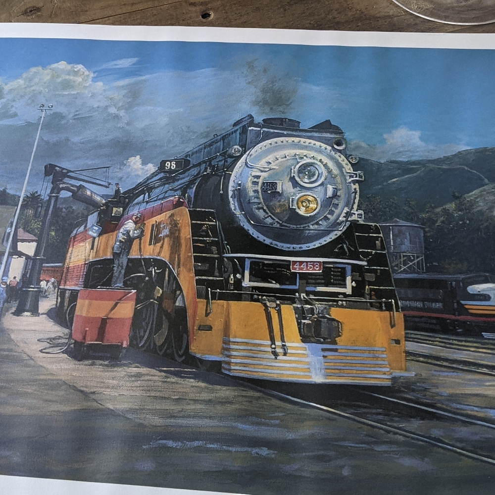 John Winfield Daylight Number 98 San Luis Train Railroad Railway Poster Print